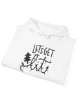 Unisex Hooded Sweatshirt - "Let's Get Lit" for Cozy Winter Nights, Perfect for Holiday Gatherings, Parties, Gifts, and Everyday Wear