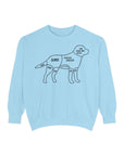 Pet Anatomy Sweatshirt, Unisex Cozy Top, Dog Lover Gift, Funny Animal Apparel, Casual Sweatshirt, Gift for Dog Owners