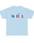 'Merica Unisex Heavy Cotton Tee - Patriotic Shirt for Independence Day, BBQs, Casual Wear, Gifts