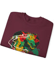Vibrant Unisex Crewneck Sweatshirt with Unique Artwork, Cozy Gift for Art Lovers, Statement Apparel, Ideal for Casual Wear, Unisex Sweater