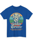 Golden Retriever Dog Lover Tee, Unisex Heavy Cotton T-Shirt, Gift for Dog Owners, Pet Lover Apparel, Cute Dog Graphic Shirt