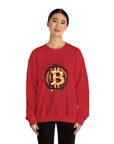Bitcoin Logo Crewneck Sweatshirt | Unisex Cryptocurrency Apparel, Gift for Crypto Lovers, Casual Streetwear, Cryptocurrency Sweatshirt