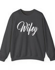 Wifey Sweatshirt, Cozy Crewneck for Newlyweds, Wedding Gift, Bride Appreciation, Casual Loungewear, Gift for Her