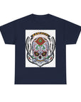 Skull Art Unisex Heavy Cotton Tee | Graphic Tee, Gift for Him/Her, Casual Wear, Festival Shirt, Halloween Costume