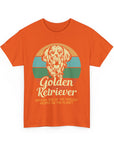 Golden Retriever Dog Lover Tee, Unisex Heavy Cotton T-Shirt, Gift for Dog Owners, Pet Lover Apparel, Cute Dog Graphic Shirt