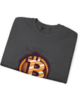 Bitcoin Logo Crewneck Sweatshirt | Unisex Cryptocurrency Apparel, Gift for Crypto Lovers, Casual Streetwear, Cryptocurrency Sweatshirt