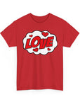 Unisex Love Graphic Tee | Valentine's Day Gift, Couple's Tee, Friends Gift, Casual Wear, Heart Design