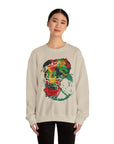 Vibrant Unisex Crewneck Sweatshirt with Unique Artwork, Cozy Gift for Art Lovers, Statement Apparel, Ideal for Casual Wear, Unisex Sweater