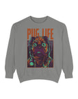 Pug Life Unisex Garment-Dyed Sweatshirt, Cute Dog Apparel, Animal Lover Gift, Cozy Sweatshirt, Pet Owner Fashion