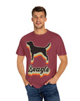 Retro Beagle Lover T-Shirt, Unisex Pet Lover Tee, Dog Themed Gift, Vintage Dog Graphic Shirt, Animal Enthusiast Apparel