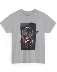 Astronaut Guitarist Unisex Tee, Cool Music Shirt, Space Lover Gift, Concert Apparel, Casual Outfit, Unique Graphic Tee