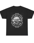 Inspirational Quote Tee, Motivational T-Shirt, Unisex Cotton Top, Graphic Tee for Everyday Wear, Gift for Dreamers