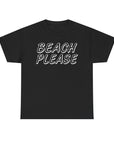 Beach Please Unisex Heavy Cotton Tee | Summer Vibes, Casual Wear, Vacation Essentials, Gift for Beach Lovers, Trendy Summer Shirt