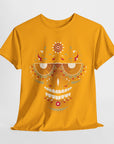 Sugar Skull Graphic Tee, Unisex T-Shirt for Day of the Dead, Halloween, Festive Casual Wear, Unique Gift Idea