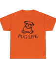 Pug Life Unisex Tee, Fun Pet Lover Shirt, Dog Mom Gift, Quirky Animal Graphic Tee, Casual Everyday Wear