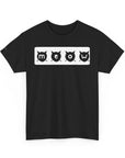 Playful Cat-Themed Unisex Heavy Cotton Tee, Funny Animal Shirt, Gift for Cat Lovers, Casual Wear, Perfect for Birthdays or Holidays