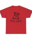 Pug Life Unisex Tee, Fun Pet Lover Shirt, Dog Mom Gift, Quirky Animal Graphic Tee, Casual Everyday Wear