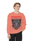 Resurgence Tiger Sweatshirt, Unisex Graphic Hoodie, Trendy Streetwear, Animal Lover Gift, Cozy Fashion for Fall, Statement Apparel