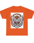 Skull Art Unisex Heavy Cotton Tee | Graphic Tee, Gift for Him/Her, Casual Wear, Festival Shirt, Halloween Costume