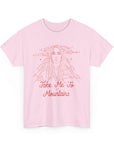 Unisex Heavy Cotton Tee - 'Take Me To Mountains' Adventure Shirt, Outdoor Lover Tee, Nature Vibes T-Shirt, Travel Gift Idea, Hiking Apparel