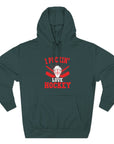 I Pickin' Love Hockey Hoodie | Cozy Sports Fleece Sweatshirt | Perfect for Hockey Fans, Game Day, Gifts, Winter Wear, Sports Apparel