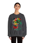 Vibrant Unisex Crewneck Sweatshirt with Unique Artwork, Cozy Gift for Art Lovers, Statement Apparel, Ideal for Casual Wear, Unisex Sweater