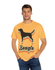 Retro Beagle Lover T-Shirt, Unisex Pet Lover Tee, Dog Themed Gift, Vintage Dog Graphic Shirt, Animal Enthusiast Apparel