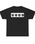 Playful Cat-Themed Unisex Heavy Cotton Tee, Funny Animal Shirt, Gift for Cat Lovers, Casual Wear, Perfect for Birthdays or Holidays