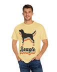 Retro Beagle Lover T-Shirt, Unisex Pet Lover Tee, Dog Themed Gift, Vintage Dog Graphic Shirt, Animal Enthusiast Apparel