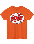 Unisex Love Graphic Tee | Valentine's Day Gift, Couple's Tee, Friends Gift, Casual Wear, Heart Design