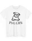 Pug Life Unisex Tee, Fun Pet Lover Shirt, Dog Mom Gift, Quirky Animal Graphic Tee, Casual Everyday Wear
