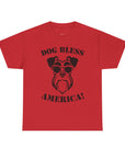 Dog Bless America Tee, Funny Dog Lover Shirt, Pet Owner Gift, Unisex Graphic Tee, Animal Lover Apparel, Casual Cotton T-Shirt