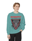 Resurgence Tiger Sweatshirt, Unisex Graphic Hoodie, Trendy Streetwear, Animal Lover Gift, Cozy Fashion for Fall, Statement Apparel
