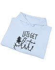 Unisex Hooded Sweatshirt - "Let's Get Lit" for Cozy Winter Nights, Perfect for Holiday Gatherings, Parties, Gifts, and Everyday Wear