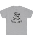 Pug Life Unisex Tee, Fun Pet Lover Shirt, Dog Mom Gift, Quirky Animal Graphic Tee, Casual Everyday Wear