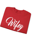 Wifey Sweatshirt, Cozy Crewneck for Newlyweds, Wedding Gift, Bride Appreciation, Casual Loungewear, Gift for Her