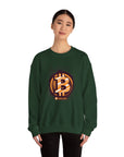 Bitcoin Logo Crewneck Sweatshirt | Unisex Cryptocurrency Apparel, Gift for Crypto Lovers, Casual Streetwear, Cryptocurrency Sweatshirt