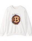 Bitcoin Logo Crewneck Sweatshirt | Unisex Cryptocurrency Apparel, Gift for Crypto Lovers, Casual Streetwear, Cryptocurrency Sweatshirt