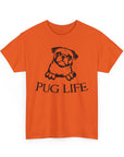 Pug Life Unisex Tee, Fun Pet Lover Shirt, Dog Mom Gift, Quirky Animal Graphic Tee, Casual Everyday Wear