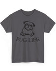 Pug Life Unisex Tee, Fun Pet Lover Shirt, Dog Mom Gift, Quirky Animal Graphic Tee, Casual Everyday Wear