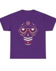 Sugar Skull Graphic Tee, Unisex T-Shirt for Day of the Dead, Halloween, Festive Casual Wear, Unique Gift Idea