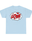 Unisex Love Graphic Tee | Valentine's Day Gift, Couple's Tee, Friends Gift, Casual Wear, Heart Design