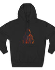 Cozy Three-Panel Fleece Hoodie for All Seasons, Unisex Graphic Sweatshirt, Casual Layering, Gifting for Friends & Family