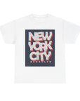 New York City Graphic Tee, Urban Streetwear, Gift for Travelers, Unisex Cotton T-Shirt, Casual Daily Wear
