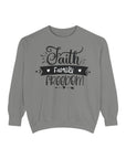 Faith, Family, Freedom Sweatshirt - Unisex Cozy Pullover for Family Gatherings, Gifts, Family Events, Faith Celebrations
