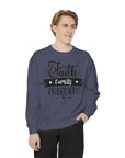 Faith, Family, Freedom Sweatshirt - Unisex Cozy Pullover for Family Gatherings, Gifts, Family Events, Faith Celebrations
