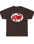 Unisex Love Graphic Tee | Valentine's Day Gift, Couple's Tee, Friends Gift, Casual Wear, Heart Design