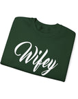 Wifey Sweatshirt, Cozy Crewneck for Newlyweds, Wedding Gift, Bride Appreciation, Casual Loungewear, Gift for Her
