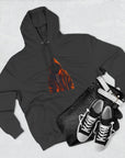 Cozy Three-Panel Fleece Hoodie for All Seasons, Unisex Graphic Sweatshirt, Casual Layering, Gifting for Friends & Family