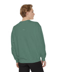 Hug-Themed Garment-Dyed Sweatshirt - Perfect for Gifting, Cozy Outfits, Casual Wear, Birthday Surprises, Everyday Comfort